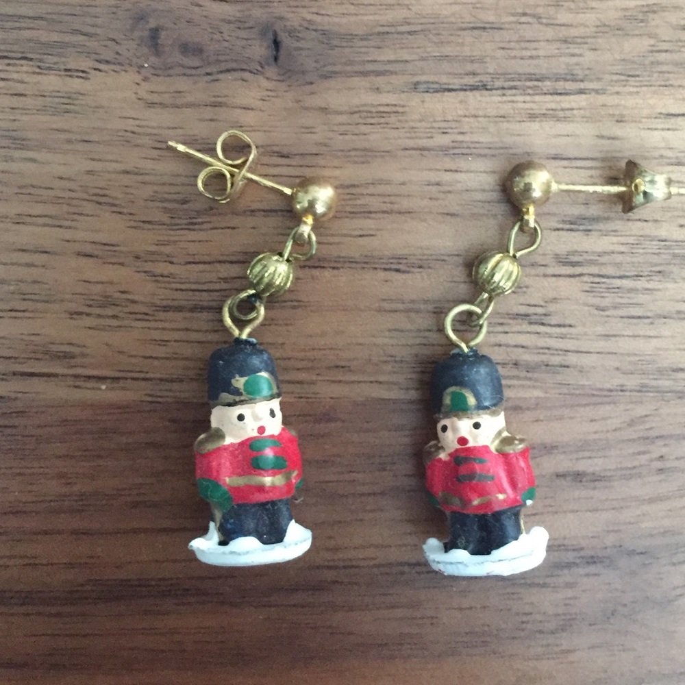 5 for $25! Cute soldier earrings